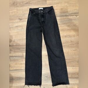 Abercrombie & Fitch The 90’s Relaxed High Rise Jeans in black